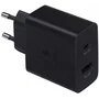 SAMSUNG Cargador EP-TA220NBEGEU 35W con USB-C y USB-A Negro
